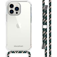 imoshion Coque arrière transparente avec cordon Apple iPhone 14 Pro Max - Green Multi Color