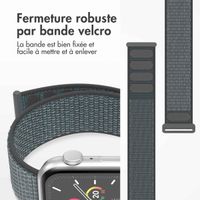 imoshion Bracelet en nylon Apple Watch | 44/45/46/49 mm - Ash Green