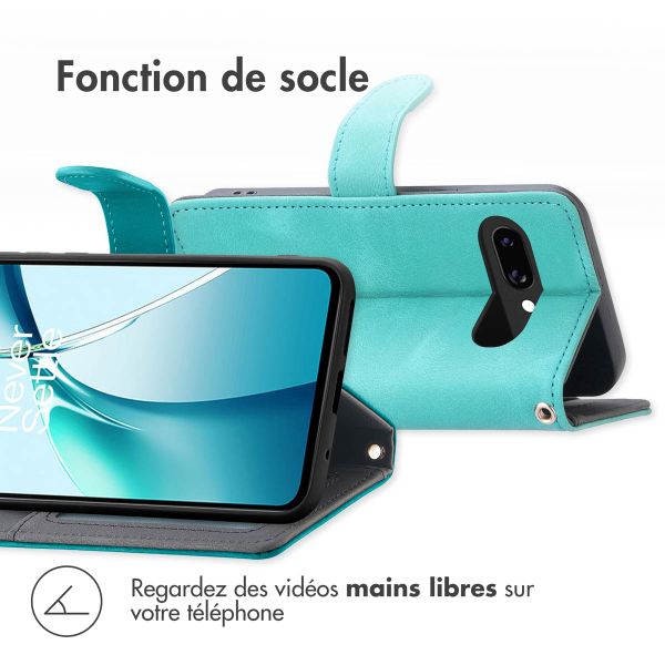 imoshion Etui de télephone portefeuille avec cordon Google Pixel 9A - Turquoise