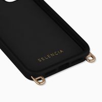 Selencia Coque arrière Rivièra avec MagSafe avec crochets amovibles Apple iPhone 11 - Velvet Black