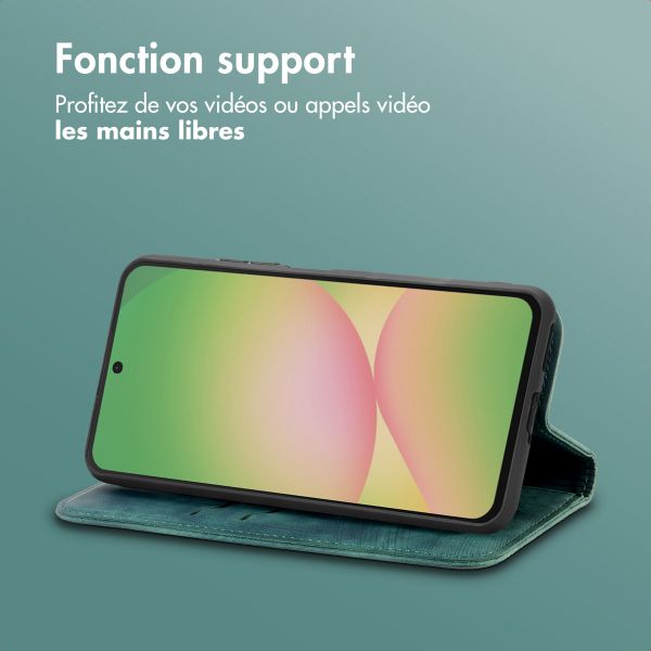 imoshion Étui de téléphone portefeuille Slim Samsung Galaxy A36 - Vert