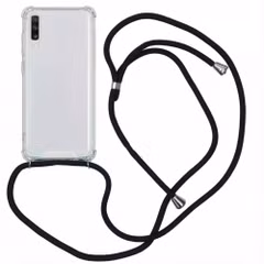 imoshion Coque arrière transparente avec cordon Samsung Galaxy A70 - Noir