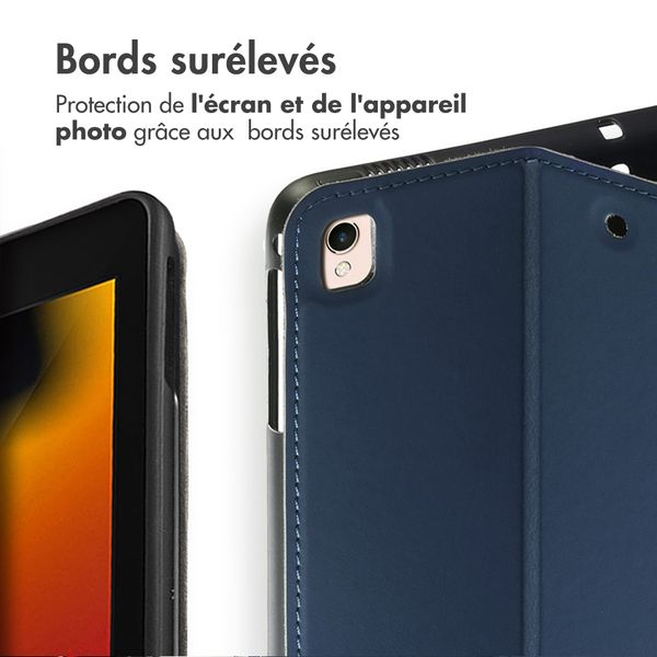 Accezz Coque tablette Classic Apple iPad 6 (2018) 9.7 pouces / iPad 5 (2017) 9.7 pouces / Air 2 (2014)/Air 1 (2013) - Bleu foncé