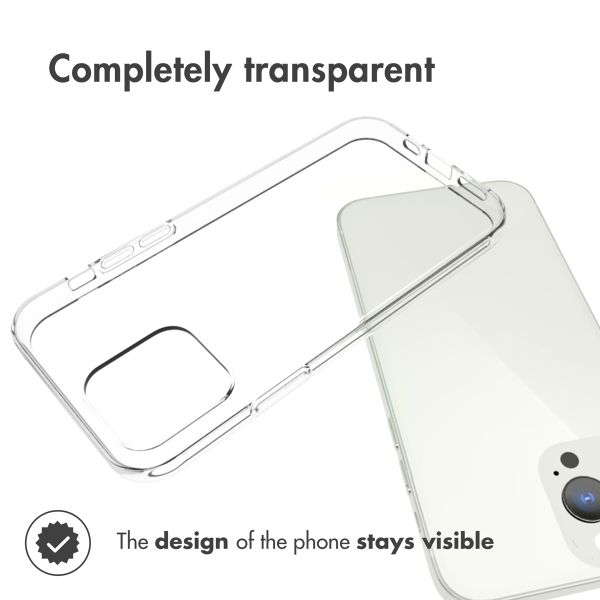 Accezz Coque Clear Apple iPhone 13 Pro - Transparent