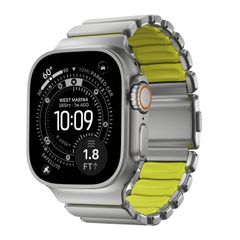 Nomad Bracelet Stratos Apple Watch | 44/45/46/49 mm - Volt / Natural Titanium