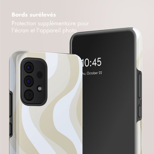 Selencia Coque arrière Vivid Samsung Galaxy A53 - Desert Waves Beige