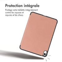 imoshion Coque tablette Trifold Apple iPad 11 (2025) 11 pouces A16 / iPad 10 (2022) 10.9 pouces - Rose Doré