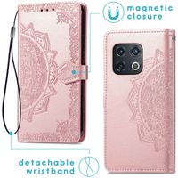imoshion Etui de télephone Mandala OnePlus 10 Pro - Rose Doré