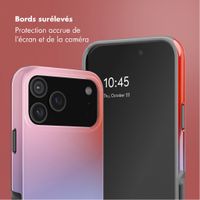 Selencia Coque arrière Vivid avec MagSafe Apple iPhone 18 Pro / 17 Pro - Gradient Soft Blush