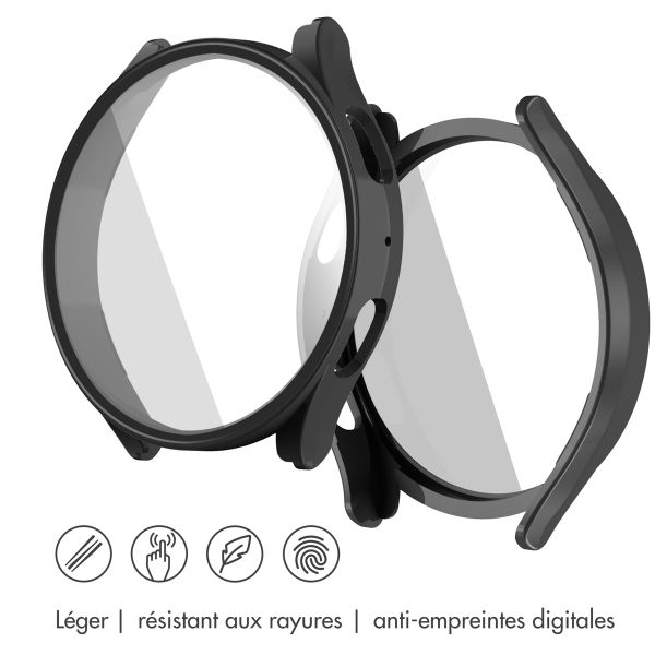 imoshion Coque rigide à couverture complète Samsung Galaxy Watch 5 - 44 mm - Noir
