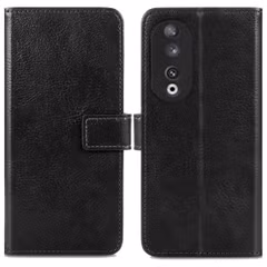 imoshion Étui de télephone portefeuille de luxe Honor 90 - Noir