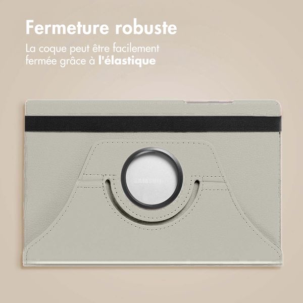 imoshion Coque tablette rotatif à 360° Samsung Galaxy Tab A11 / A9 8.7 pouces - Gris