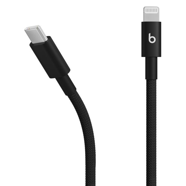Beats Câble USB-C vers Lightning tressé - 1,5 mètre - Bolt Black
