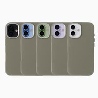 Accezz Coque arrière Mesh avec MagSafe Apple iPhone 17 - Gris foncé