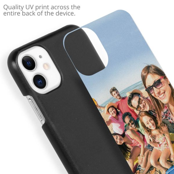 Concevez votre propre coque rigide Apple iPhone 11 - Noir