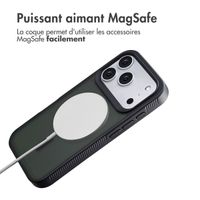 Accezz Coque Givrée Robuste avec MagSafe Apple iPhone 17 Pro - Noir