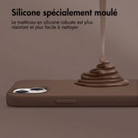 Accezz Coque Liquid Silicone Samsung Galaxy A27 (5G) - New Tea Brown