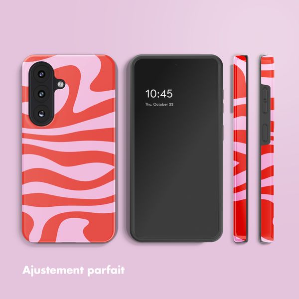 Selencia Coque arrière Vivid avec MagSafe Samsung Galaxy S26 - Dream Swirl Pink