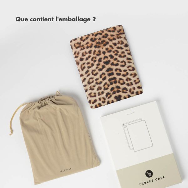 Selencia Coque tablette Vivid Apple iPad Air 11 pouces (2026) M4 / (2025) M3 / (2024) M2 / Air 5 (2022) / Air 4 (2020) - Wild Leo