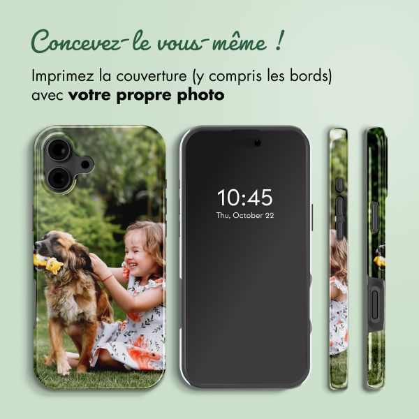 Concevez votre propre coque Tough avec MagSafe Apple iPhone 16 - Blanc