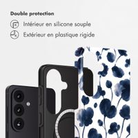 Selencia Coque arrière Vivid avec MagSafe Samsung Galaxy S26 - Midnight Blossom