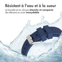 imoshion Bracelet en silicone flexible  - Connexion universelle 22 mm - Bleu foncé