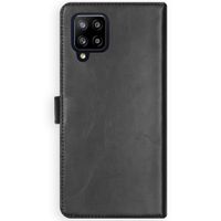 Selencia Étui portefeuille en cuir véritable Samsung Galaxy A42 - Noir