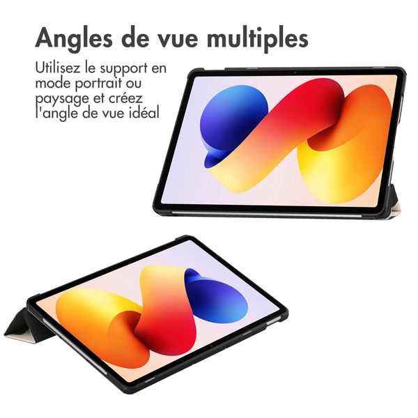 imoshion Coque tablette Design Trifold Xiaomi Redmi Pad 2 Pro / Poco Pad M1 - Leopard