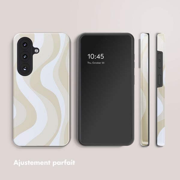Selencia Coque arrière Vivid Samsung Galaxy S26 - Desert Waves Beige