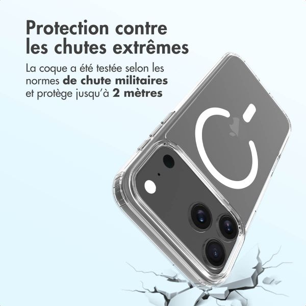 Accezz Coque arrière Xtreme Impact avec MagSafe Apple iPhone 17 Pro Max - Transparent