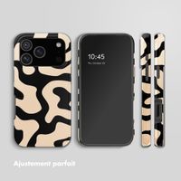 Selencia Coque arrière Vivid Apple iPhone 17 Pro - Art Wave Black