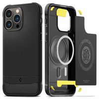 Spigen Coque Rugged Armor MagSafe Apple iPhone 14 Pro Max - Noir