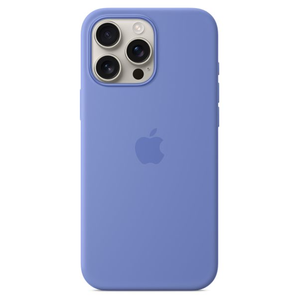 Apple Coque en silicone MagSafe Apple iPhone 16 Pro Max - Periwinkle