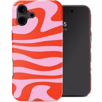 Selencia Coque arrière Vivid Apple iPhone 16 - Dream Swirl Pink