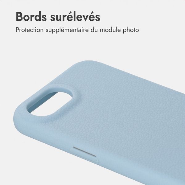 imoshion Coque arrière Texture Apple iPhone 17e / 16e - Bleu clair