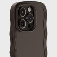 Holdit Coque Wavy Apple iPhone 16 Pro - Chocolate
