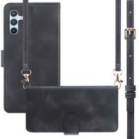 imoshion Etui de télephone portefeuille avec cordon Samsung Galaxy A56 - Noir