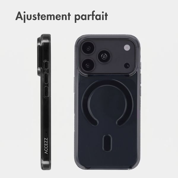 Accezz Lite coque arrière avec MagSafe Apple iPhone 18 Pro / 17 Pro - Smokey Clear