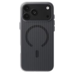 Accezz Coque arrière Lite avec MagSafe | Fluted | Apple iPhone 18 Pro / 17 Pro - Matte Black