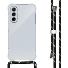 imoshion Coque arrière transparente avec cordon Samsung Galaxy A56 - Noir / Or