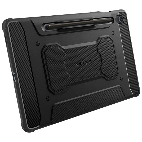 Spigen Coque tablette Rugged Armor Pro Samsung Galaxy Tab S10 FE / S9 FE - Noir