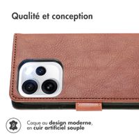 imoshion Étui de télephone portefeuille de luxe Oppo Reno15 Pro (5G) - Marron