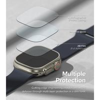 Ringke Bezel Styling + Protection d'écran Apple Watch Ultra - 49 mm - Knurling Titanium