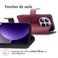 imoshion Étui de télephone portefeuille de luxe Xiaomi Redmi Note 15 Pro (5G) - Bordeaux