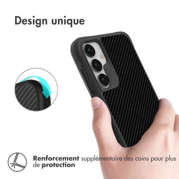 imoshion Rugged Hybrid Carbon Case Samsung Galaxy A15 (5G/4G) - Noir