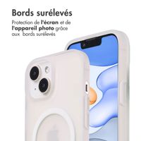 imoshion Coque Color Guard avec MagSafe Apple iPhone 15 - Blanc