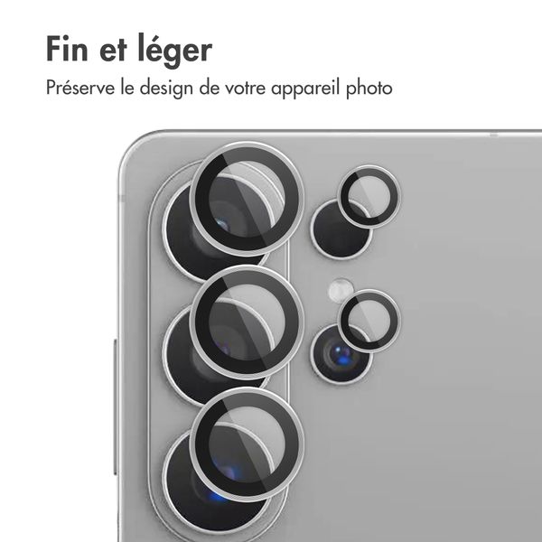 imoshion Lot de 2 protections d'objectif de caméra Samsung Galaxy S26 / S26 Plus - Silver Grey