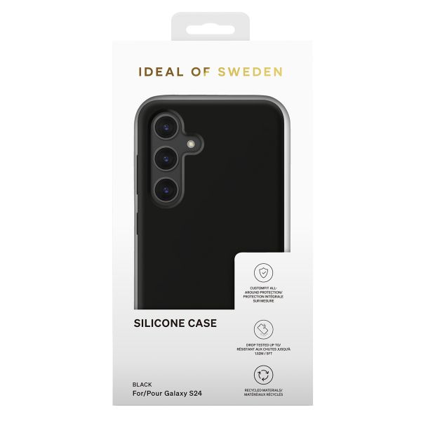 iDeal of Sweden Coque Silicone Samsung Galaxy S24 - Noir
