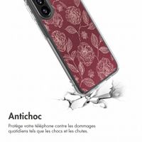 imoshion Coque Design Samsung Galaxy A18 (4G) / A17 (4G/5G) - Deep Rose