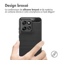 imoshion Coque Brushed Motorola Thinkphone 25 / Edge 50 Neo / Edge 60 Neo - Noir